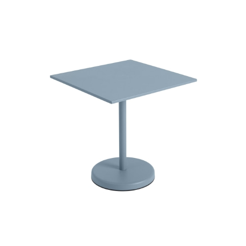 무토 리니어 스틸 카페 테이블 - 페일 블루 (3size)