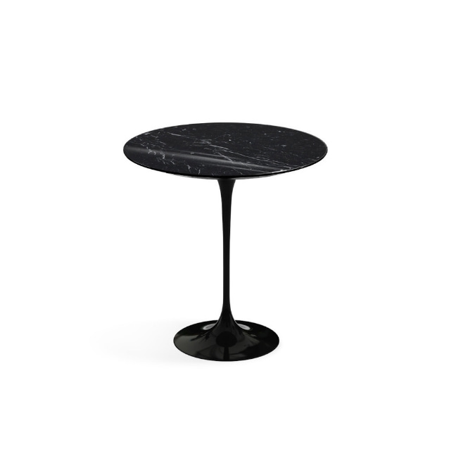 놀 사리넨 라운드 사이드 테이블 (ø510 x H520) - 블랙/네로 마르퀴나
